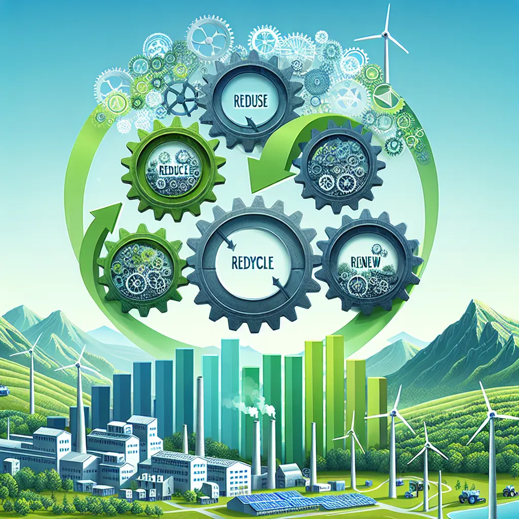 Representation of Exploring the Advantages of Circular Economy Models in Modern Industries